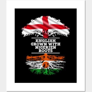 English Grown With Nigerien Roots - Gift for Nigerien With Roots From Niger Posters and Art